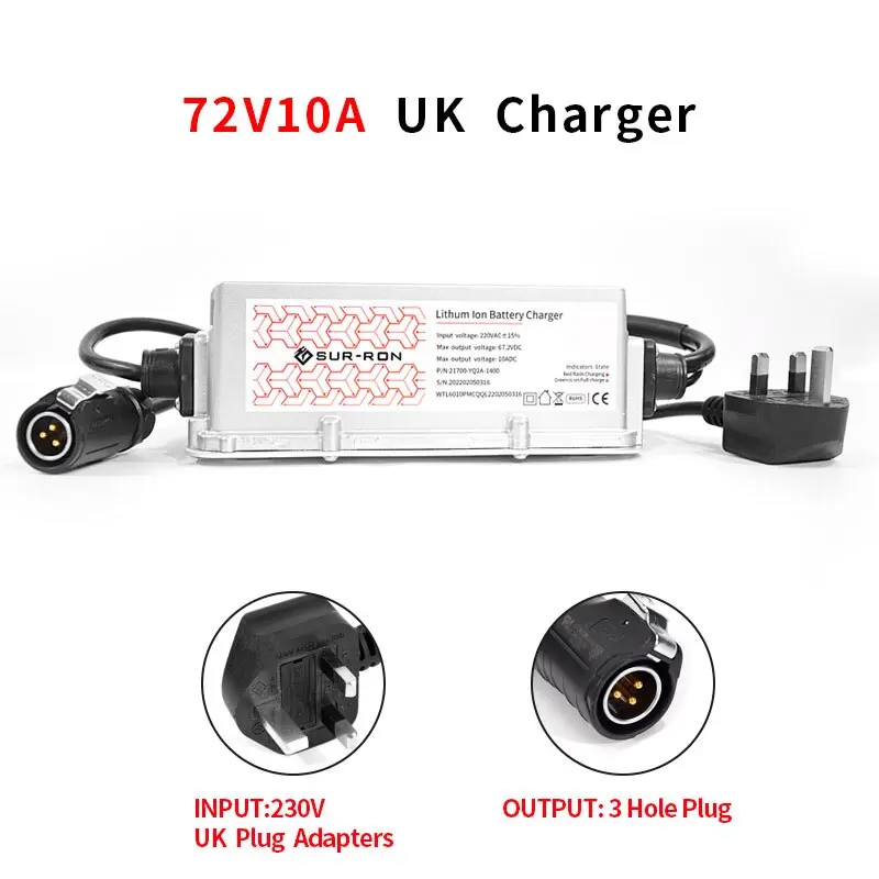 SurRonshop 60v / 72v Battery Charger - Image 5